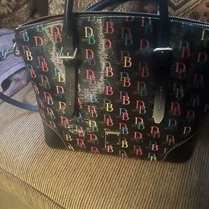 Dooney & Bourke Multicolor Logo Tote Bag